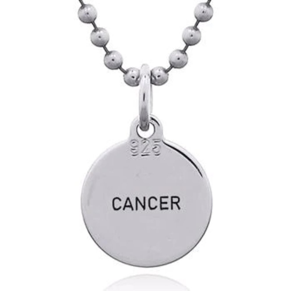 Jeanex double sided zodiac pendant - CANCER